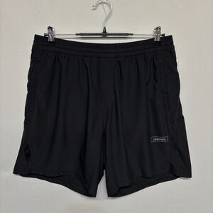 Legends Men Gym Active Luka Shorts with Liner 7" Size Large Black C139 -27